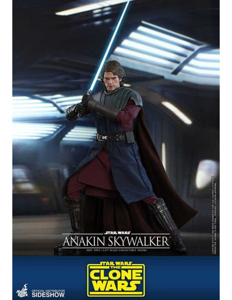 STAR WARS The Clone Wars Anakin Skywalker 1/6 Hot Toys Sideshow EXCLUSIVE TMS019