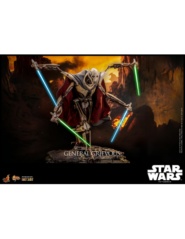 Star Wars Ep. III General Grievous 1/6 Action Figure Sideshow Hot Toys MMS760D67