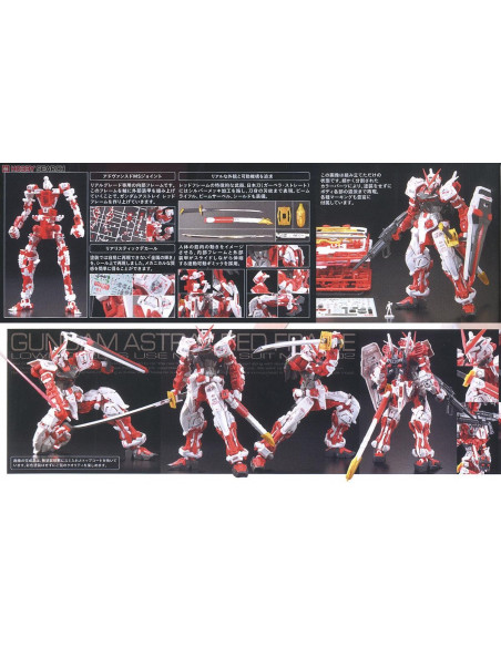RG 19 GUNDAM Astray Red Frame MBF-P02 Real Grade Model Kit Montaggio Bandai