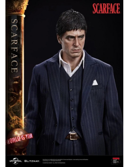 Brian De Palma SCARFACE Al Pacino Tony Montana Superb Scale Statue 1/4 Blitzway