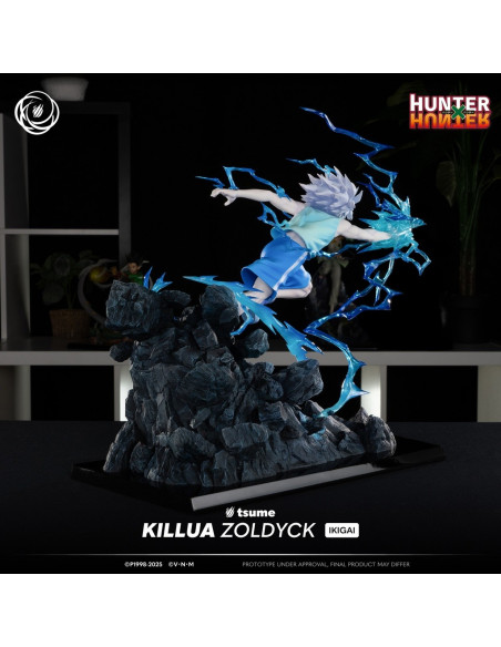 HUNTER x HUNTER Killua Zoldyck Tsume Ikigai Statue in Brown Box Available Now