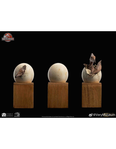 Jurassic Park 30th Ann Pteranodon Hatching Elite Creature Colletibles Statue 1:2