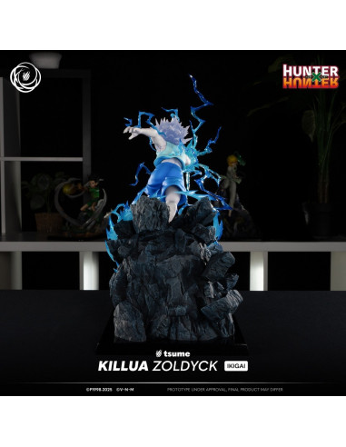 HUNTER x HUNTER Killua Zoldyck Tsume Ikigai Statue in Brown Box Available Now
