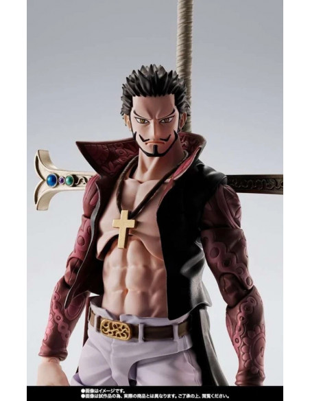 One Piece Dracule Mihawk Hawkeye Ver Action Figure S.H. Figuarts Bandai Tamashii