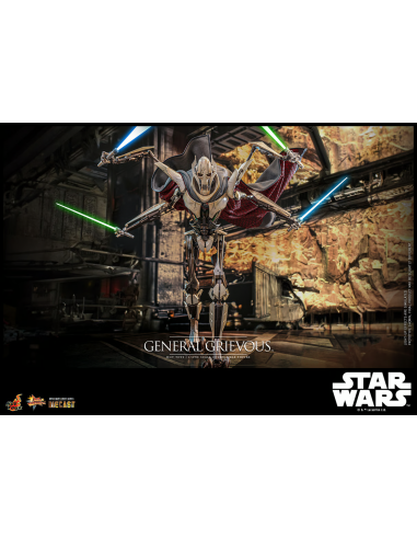 Star Wars Ep. III General Grievous 1/6 Action Figure Sideshow Hot Toys MMS760D67