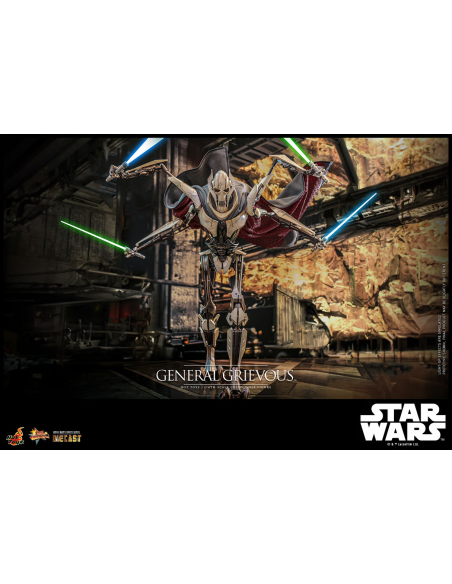 Star Wars Ep. III General Grievous 1/6 Action Figure Sideshow Hot Toys MMS760D67