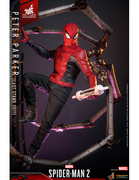 Spider-Man PETER PARKER Last Stand Suit Action Figure Hot Toys Sideshow EX VGM71