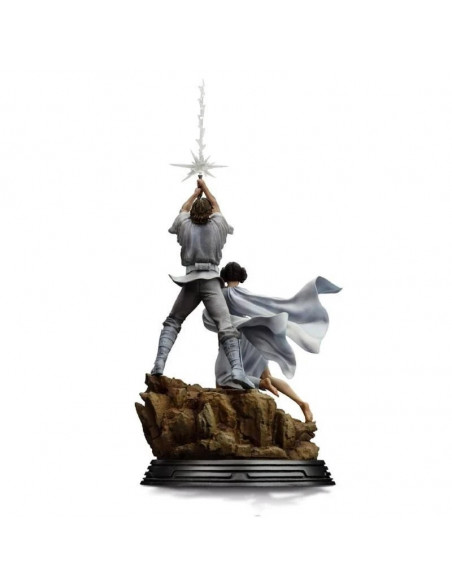 GUERRE STELLARI Star Wars Ep. IV Art Scale 1/10 Statua Luke & Leia IRON STUDIOS