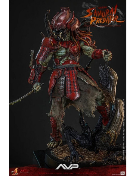 HOT TOYS Alien Predator Akaoni Samurai Artist Collection Action Figure 1/6 AC06