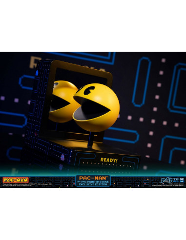 PACMAN PVC STATUE Pac-Man Tōru Iwatani First4Figures Namco 40Th Action Figure