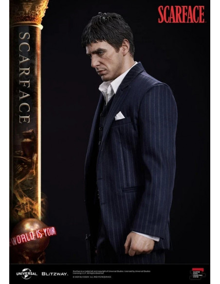 Brian De Palma SCARFACE Al Pacino Tony Montana Superb Scale Statue 1/4 Blitzway
