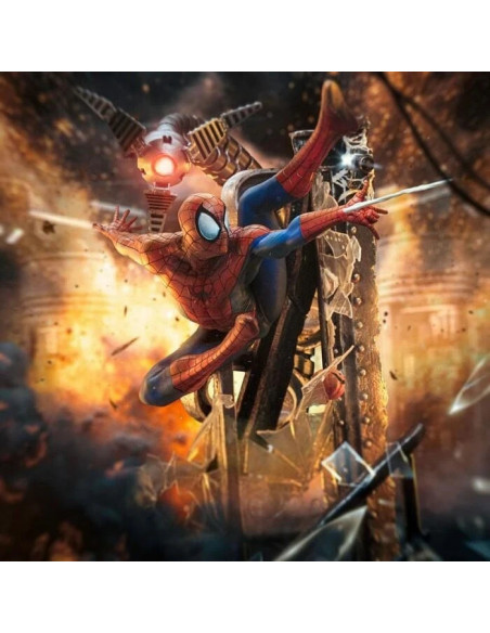 MARVEL Spider-Man 10th Anniversary 1/10 Art Scale Statue Iron Studios Sideshow