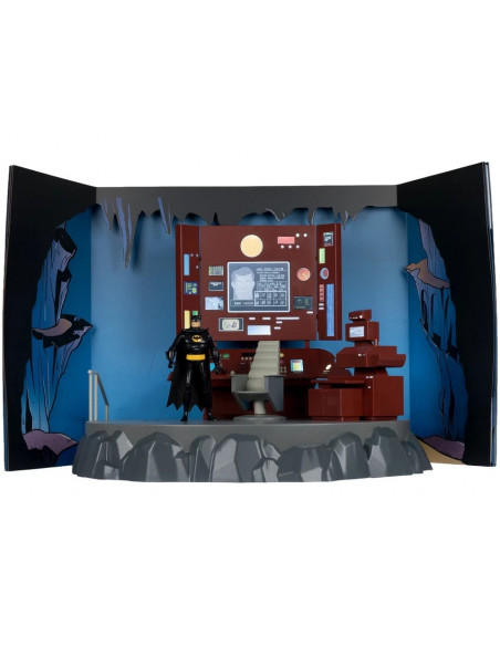 DC Batman black The Animated Series BATCAVE Gold Label EXCLUSIVE Mcfarlane Toys
