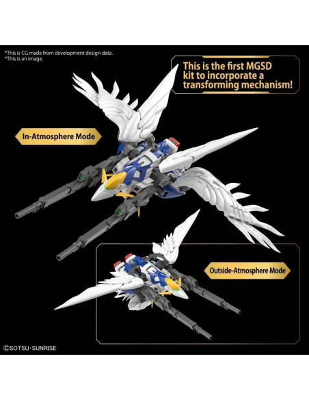 Bandai Namco Robot Gundam XXXG-00W0 Wing Zero Custom EW MGSD Gunpla Model Kit