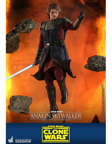 STAR WARS The Clone Wars Anakin Skywalker 1/6 Hot Toys Sideshow EXCLUSIVE TMS019