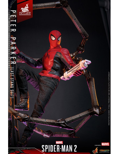 Spider-Man PETER PARKER Last Stand Suit Action Figure Hot Toys Sideshow EX VGM71