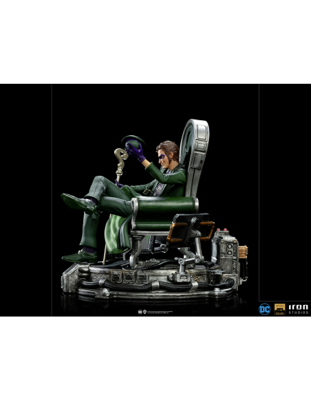 DC Batman Comics Riddler on Throne L'Enigmista Statue Iron Studios Sideshow RARE