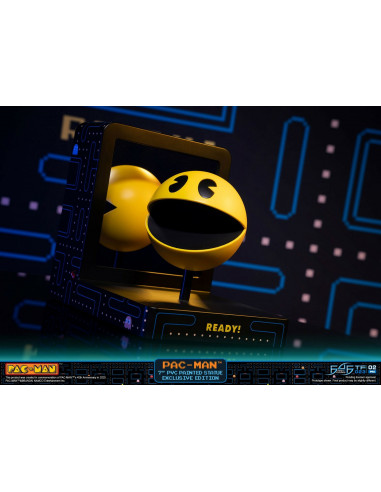 PACMAN PVC STATUE Pac-Man Tōru Iwatani First4Figures Namco 40Th Action Figure