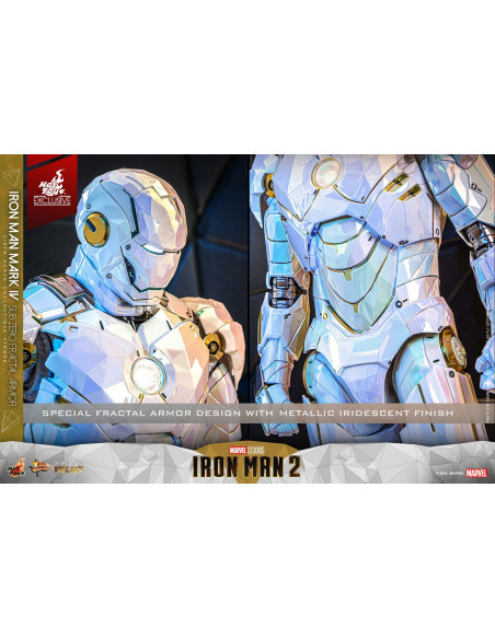 IRON MAN 2 Iron Man Mark IV Sub-Zero Fractal Armor MMS830D76 Hot Toys Exclusive
