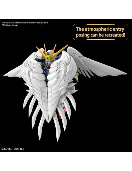 Bandai Namco Robot Gundam XXXG-00W0 Wing Zero Custom EW MGSD Gunpla Model Kit