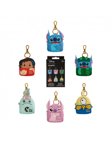Disney Lilo & Stitch by Loungefly Bag Charm Mystery Box Display (15)