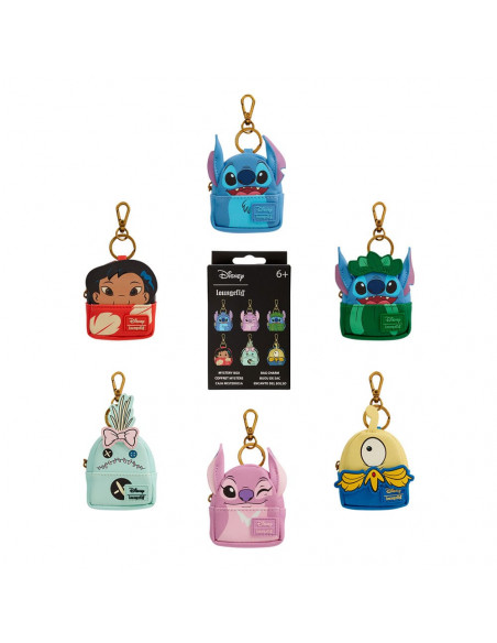 Disney Lilo & Stitch by Loungefly Bag Charm Mystery Box Display (15)