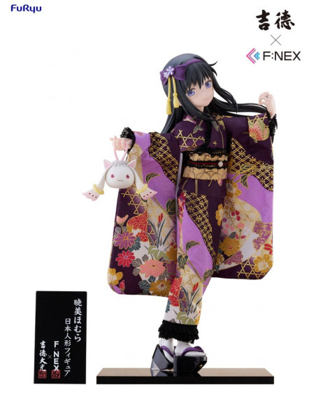 Puella Magi Madoka Magica F:NEX PVC Statue 1/4 Rebellion Homura Akemi Japanese Doll 45 cm