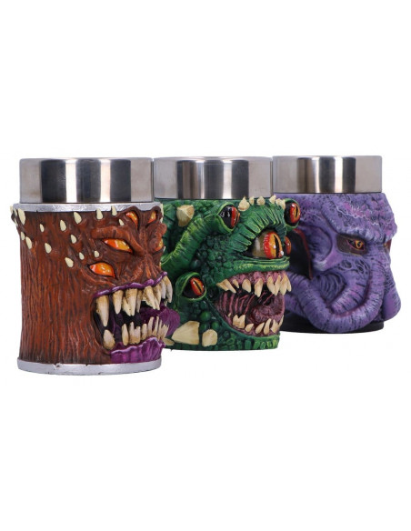 Dungeons & Dragons Set of 3 Mini Tankards Mini Monster 9 cm