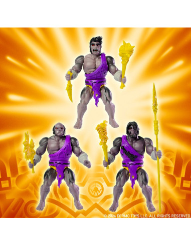 Legends of Dragonore Wave 2: Dragon Hunt Action Figure 3-Pack Brukteror Cave Men 14 cm