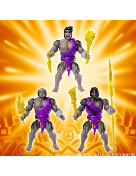 Legends of Dragonore Wave 2: Dragon Hunt Action Figure 3-Pack Brukteror Cave Men 14 cm
