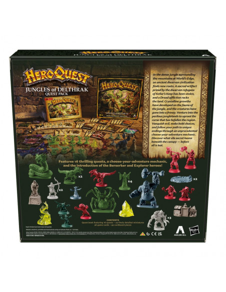 HeroQuest Board Game Expansion Jungles of Delthrak Quest Pack *English Version*