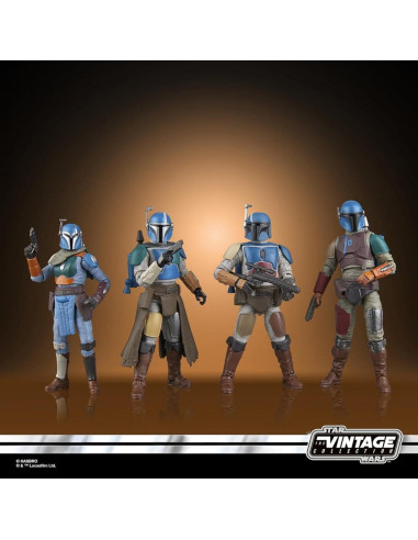 Star Wars The Mandalorian Vintage Collection Action Figure 4-Pack Mandalorian Shriek-Hawk 10 cm