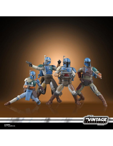 Star Wars The Mandalorian Vintage Collection Action Figure 4-Pack Mandalorian Shriek-Hawk 10 cm