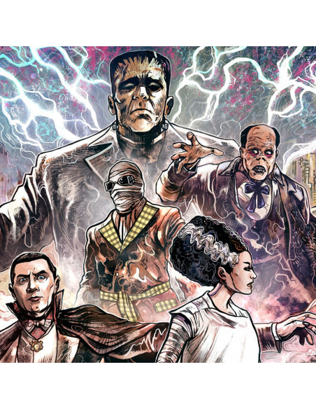 Universal Monsters Art Print Universal Monsters by Vincenzo Riccardi 61 x 41 cm - unframed