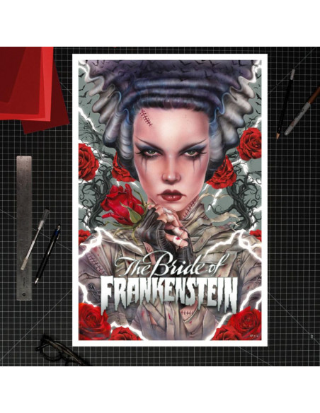 Bride of Frankenstein Art Print Bride Afterlife by Brian M. Viveros 61 x 41 cm - unframed