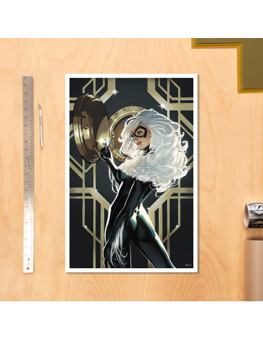 The Amazing Spider-Man Art Print Cosmic Black Cat 61 x 41 cm - unframed