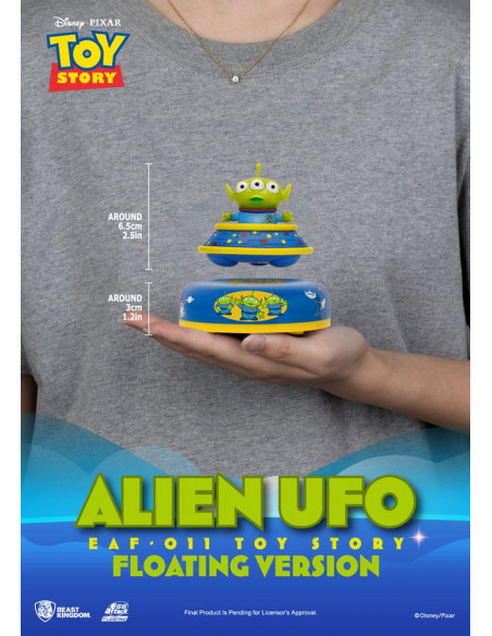Toy Story Egg Attack Floating Model Alien UFO 6 cm