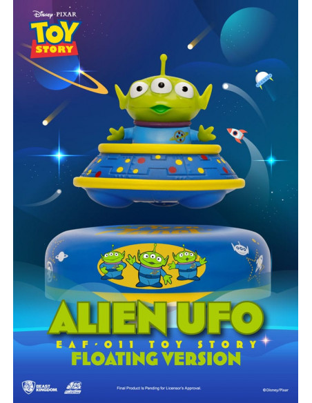 Toy Story Egg Attack Floating Model Alien UFO 6 cm