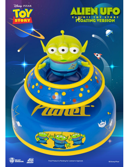 Toy Story Egg Attack Floating Model Alien UFO 6 cm