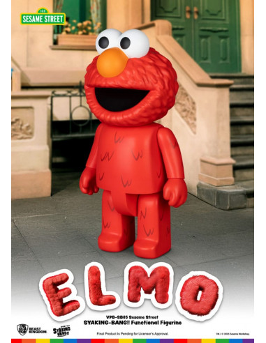 Sesame Street Syaking Bang Vinyl Piggy Bank Elmo 47 cm