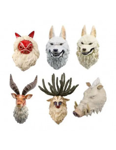 PRINCESS MONONOKE ASSORTED 3D CHARACTER MAGNET (6)