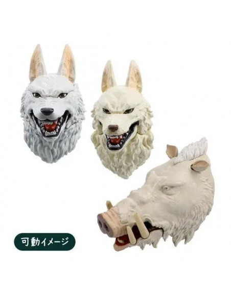 PRINCESS MONONOKE ASSORTED 3D CHARACTER MAGNET (6)
