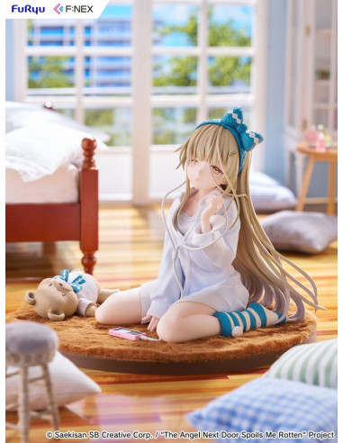 The Angel Next Door Spoils Me Rotten F:Nex PVC Statue 1/7 Mahiru Shiina Relax Ver. 14 cm