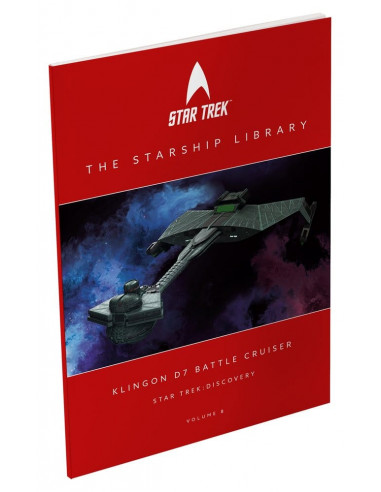 Star Trek Library Die-Cast Klingon D7 Battle Cruiser 10 cm