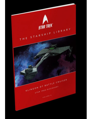 Star Trek Library Die-Cast Klingon D7 Battle Cruiser 10 cm