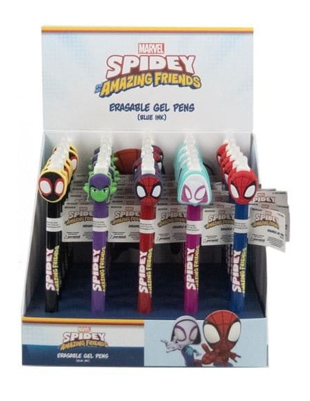 Spidey & Friends Erasable Gel Pen Friends Display (30)