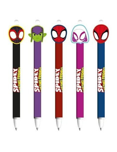 Spidey & Friends Erasable Gel Pen Friends Display (30)