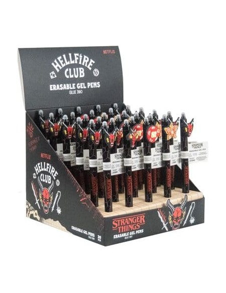 Stranger Things Erasable Gel Pen Hellfire Club Display (30)
