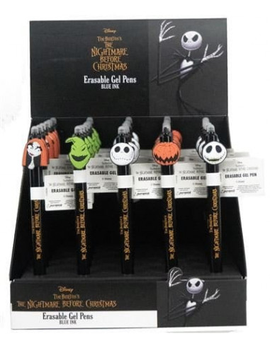 Nightmare before Christmas Erasable Gel Pen Characters Display (30)
