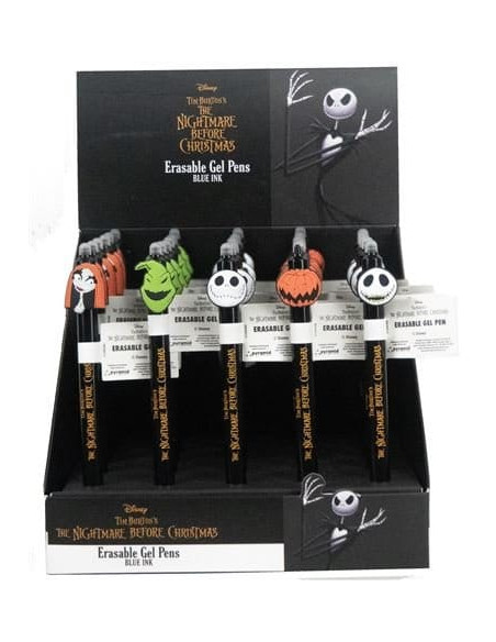 Nightmare before Christmas Erasable Gel Pen Characters Display (30)